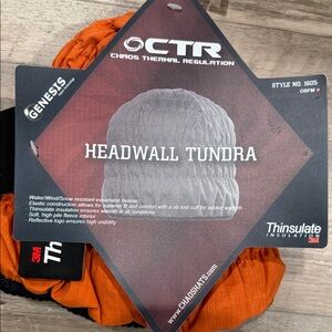 3M Thinsulate Orange and Black Beanie